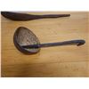 Image 2 : Traditional Wood & Coconut Shell Ladle 15"L & Wooden Spoon 25" L