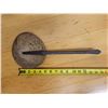 Image 8 : Traditional Wood & Coconut Shell Ladle 15"L & Wooden Spoon 25" L