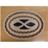 Image 11 : Qty 2 Hand-Woven Baskets - 1 w/ Wood Center, Misc Sizes