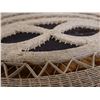 Image 12 : Qty 2 Hand-Woven Baskets - 1 w/ Wood Center, Misc Sizes
