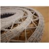 Image 13 : Qty 2 Hand-Woven Baskets - 1 w/ Wood Center, Misc Sizes
