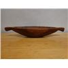 Image 2 : Carved Wooden Feasting Ceremonial Bowl w/ Handles 8" x 25" x 4.5" H