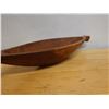 Image 3 : Carved Wooden Feasting Ceremonial Bowl w/ Handles 8" x 25" x 4.5" H