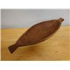 Image 4 : Carved Wooden Feasting Ceremonial Bowl w/ Handles 8" x 25" x 4.5" H