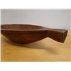 Image 5 : Carved Wooden Feasting Ceremonial Bowl w/ Handles 8" x 25" x 4.5" H