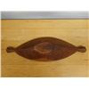 Image 6 : Carved Wooden Feasting Ceremonial Bowl w/ Handles 8" x 25" x 4.5" H