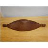 Image 8 : Carved Wooden Feasting Ceremonial Bowl w/ Handles 8" x 25" x 4.5" H