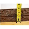 Image 13 : Carved Wooden Hinged Box 18" x 10" x 4"H