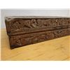 Image 6 : Carved Wooden Hinged Box 18" x 10" x 4"H