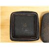 Image 10 : Qty 2 Serving Trays: Round & 2-Part Footed Square Dish, Misc Sizes
