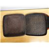 Image 8 : Qty 2 Serving Trays: Round & 2-Part Footed Square Dish, Misc Sizes