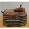 Image 1 : Carved Wooden Nandi Bull Figurine Trinket Box 14" x 7" x 9" H