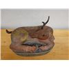 Image 2 : Carved Wooden Nandi Bull Figurine Trinket Box 14" x 7" x 9" H