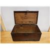 Image 5 : Carved Wooden Hinged Box w/ Asian Characters 20" x 11" x 11"H