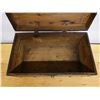 Image 7 : Carved Wooden Hinged Box w/ Asian Characters 20" x 11" x 11"H