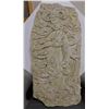 Image 1 : Carved Stone Asian Bodhisattvas Wall Hanging 12.5" x 26"