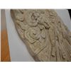 Image 5 : Carved Stone Asian Bodhisattvas Wall Hanging 12.5" x 26"
