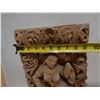 Image 11 : Carved Asian Dancing Nymph Wall Hanging 9" x 20"