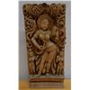 Image 1 : Carved Asian Dancing Nymph Wall Hanging 9" x 20"