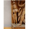 Image 3 : Carved Asian Dancing Nymph Wall Hanging 9" x 20"