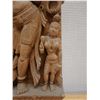 Image 4 : Carved Asian Dancing Nymph Wall Hanging 9" x 20"