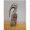 Image 3 : Carved Wooden Sabut Bird Statue Marked C479, 8" x 21"H