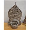 Image 2 : Qty 2 Carved Hanging Lanterns, Misc Sizes