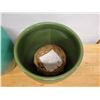 Image 3 : Qty 2 Glazed Ceramic Vessels: Pot & Vase, Misc Sizes