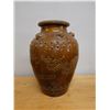 Image 2 : Glazed Ceramic Dragon Jar 9" Dia, 21"H
