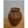Image 3 : Glazed Ceramic Dragon Jar 9" Dia, 21"H