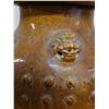 Image 4 : Glazed Ceramic Dragon Jar 9" Dia, 21"H