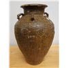 Image 1 : Glazed Ceramic Dragon Jar 10" Dia, 21"H