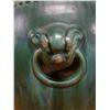 Image 4 : Ceramic Barrel-Shaped Stand w/ Stud Accents 13" Dia, 18" H