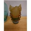 Image 4 : Qty 3 Glass Vases, Misc Styles & Sizes