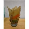 Image 5 : Qty 3 Glass Vases, Misc Styles & Sizes