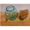 Image 8 : Qty 3 Glass Vases, Misc Styles & Sizes