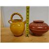 Image 11 : Glazed Ceramic Tea Pot & Round Vase, Misc Styles & Sizes