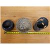 Image 14 : Qty 3 Glazed Ceramic Vessels, Misc Styles & Sizes