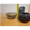 Image 15 : Qty 3 Glazed Ceramic Vessels, Misc Styles & Sizes