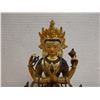 Image 2 : Carved Bodhisattva of Compassion Figure 8" x 11.5" H