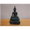 Image 5 : Qty 2 Carved Seated Buddha Statues, Misc Sizes