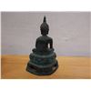 Image 6 : Qty 2 Carved Seated Buddha Statues, Misc Sizes