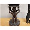 Image 3 : Carved Tribal Stool & Male Figure, Misc Sizes