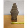 Image 5 : Carved Buddha Head on Wooden Base 4" x 12" H