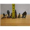 Image 10 : Qty 6 Asian Metal Religious Figurines, Misc Poses & Sizes