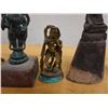 Image 4 : Qty 6 Asian Metal Religious Figurines, Misc Poses & Sizes