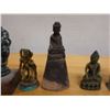 Image 5 : Qty 6 Asian Metal Religious Figurines, Misc Poses & Sizes