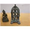 Image 7 : Qty 6 Asian Metal Religious Figurines, Misc Poses & Sizes