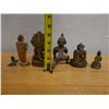 Image 11 : Qty 6 Asian Buddha Figurines, Misc Poses & Sizes