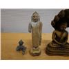 Image 3 : Qty 6 Asian Buddha Figurines, Misc Poses & Sizes